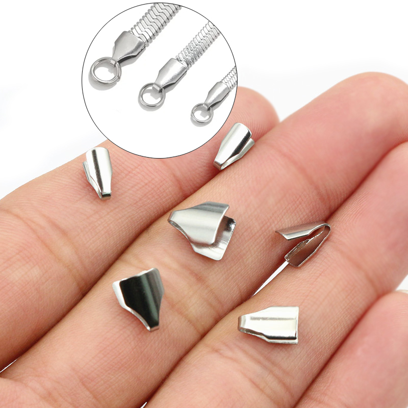Jewelry Making With Beads - 100pcs thép không gỉ 2-7mm phẳng