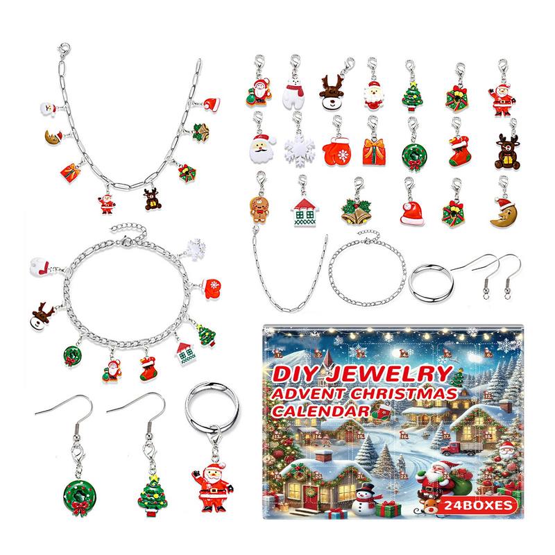 Jewelry Making Kits For Kids - Christmas Jewelry Advent Calendar DIY Bracelet
