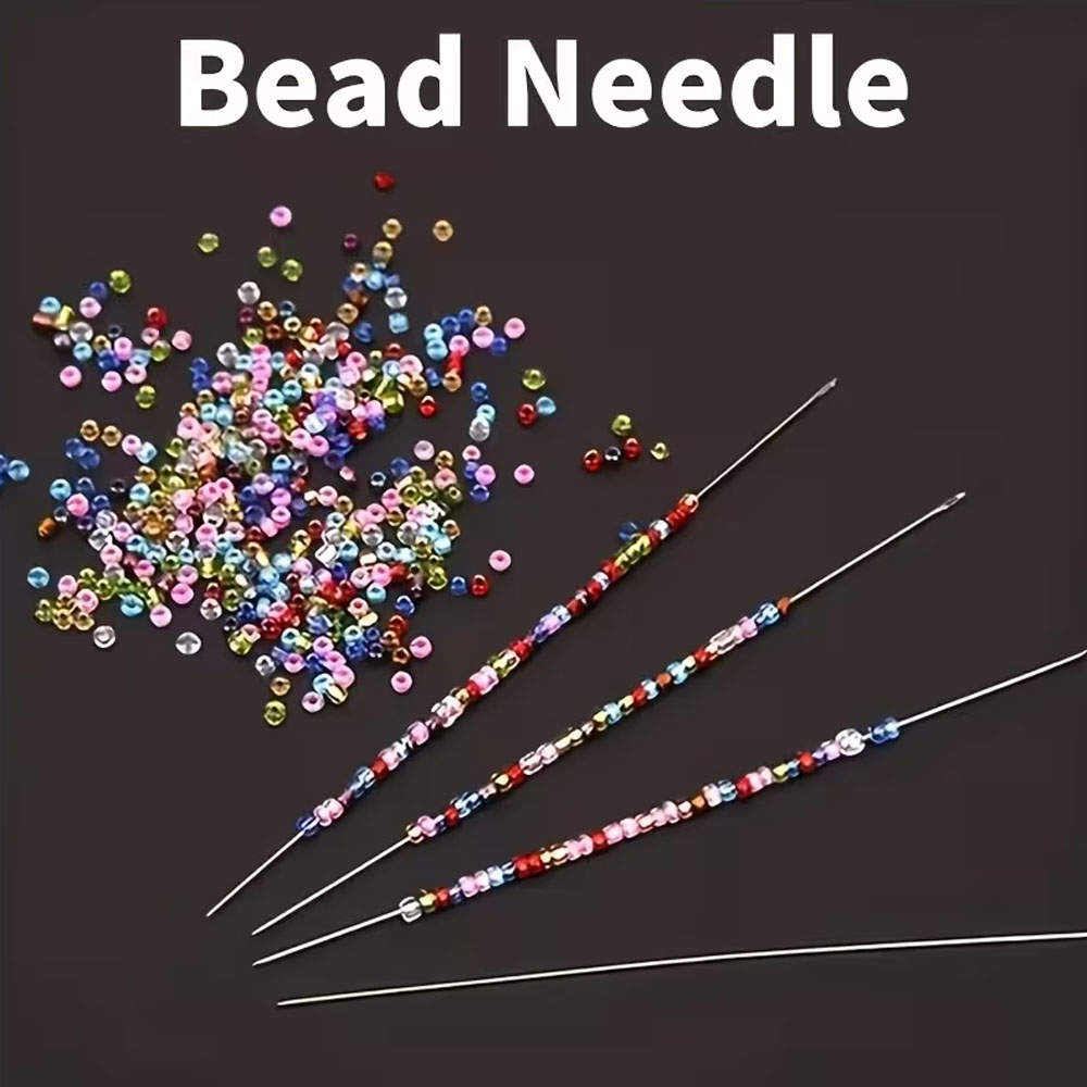 Crimp Bead Tube - 10pcs Beading Needles Metal Beading Bracelet