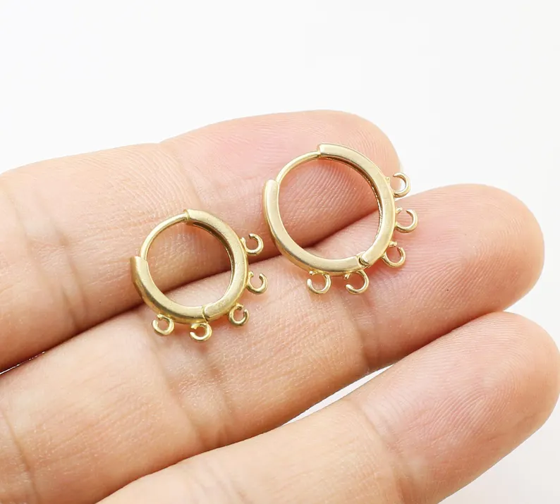 Jewelry Making Hoops - 20 Chiếc Đồng Leverback Bông Tai