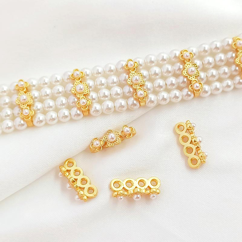 Jewelry Making For Dummies - 5 Miếng Giả Vàng 4 Lỗ