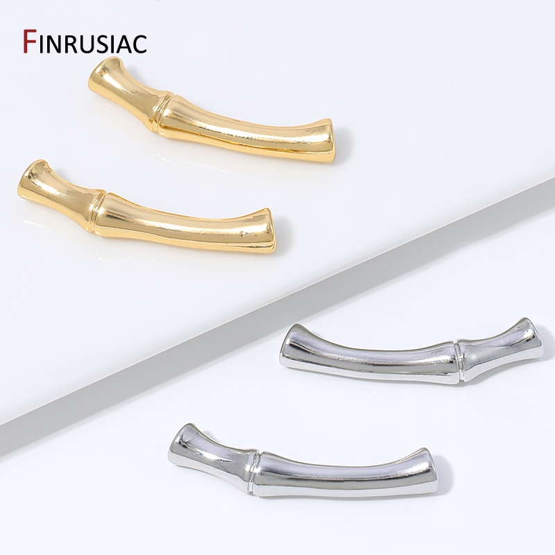 Crimp Bead Tube - 18K Gold Plated Brass Tube Spacers
