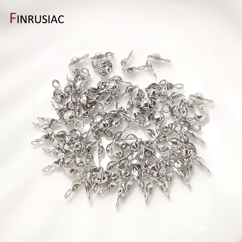 Jewelry Making Knots For Clasps - 3Mm/4Mm Calotte Lọn Uốn Đính Hạt