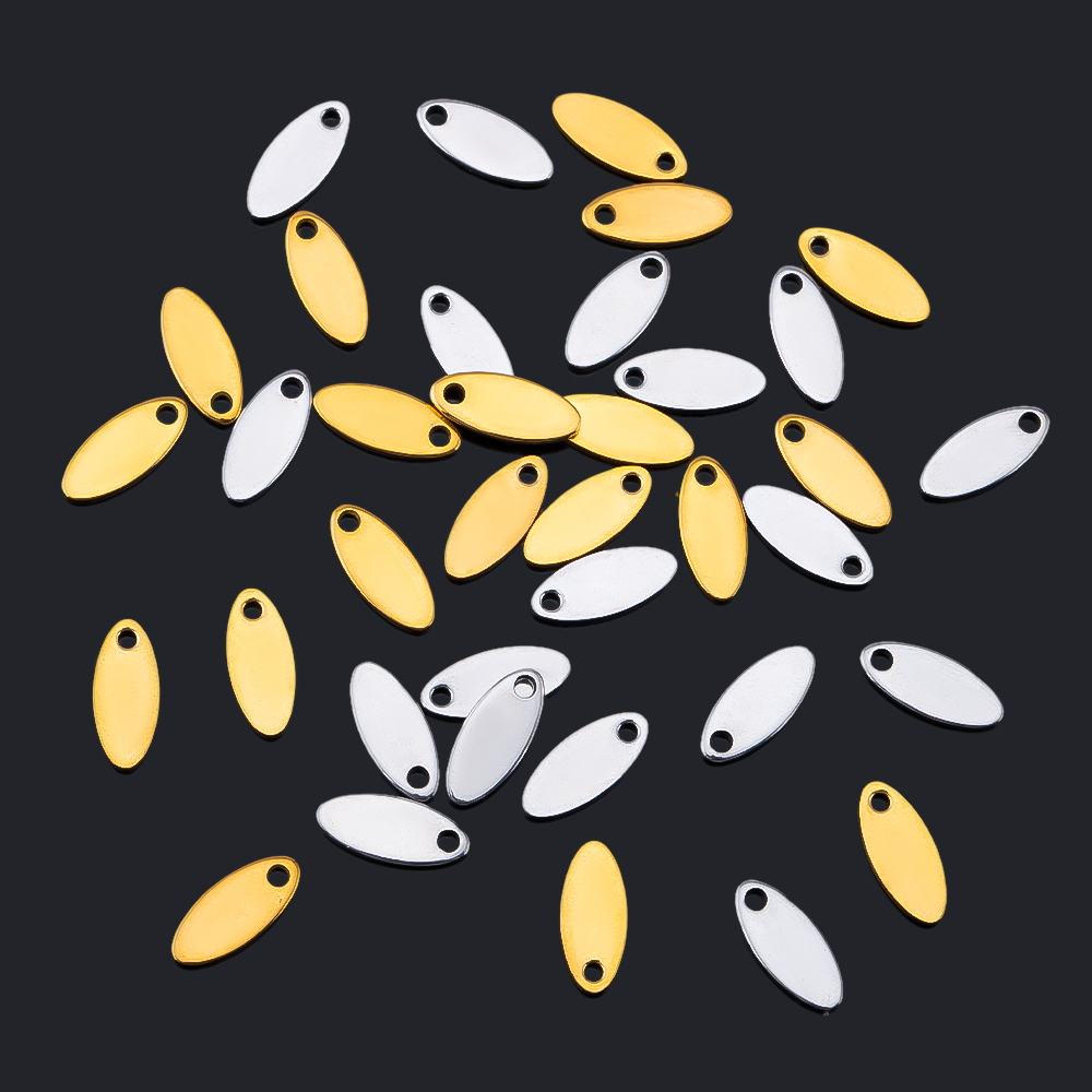 Making Custom Jewelry - 20pcs Gold Color Stainless Steel Customized
