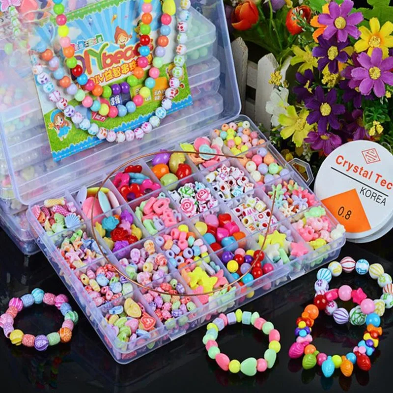 Jewelry Making Kits For Kids - Girls DIY Bead Set Jewelry Making