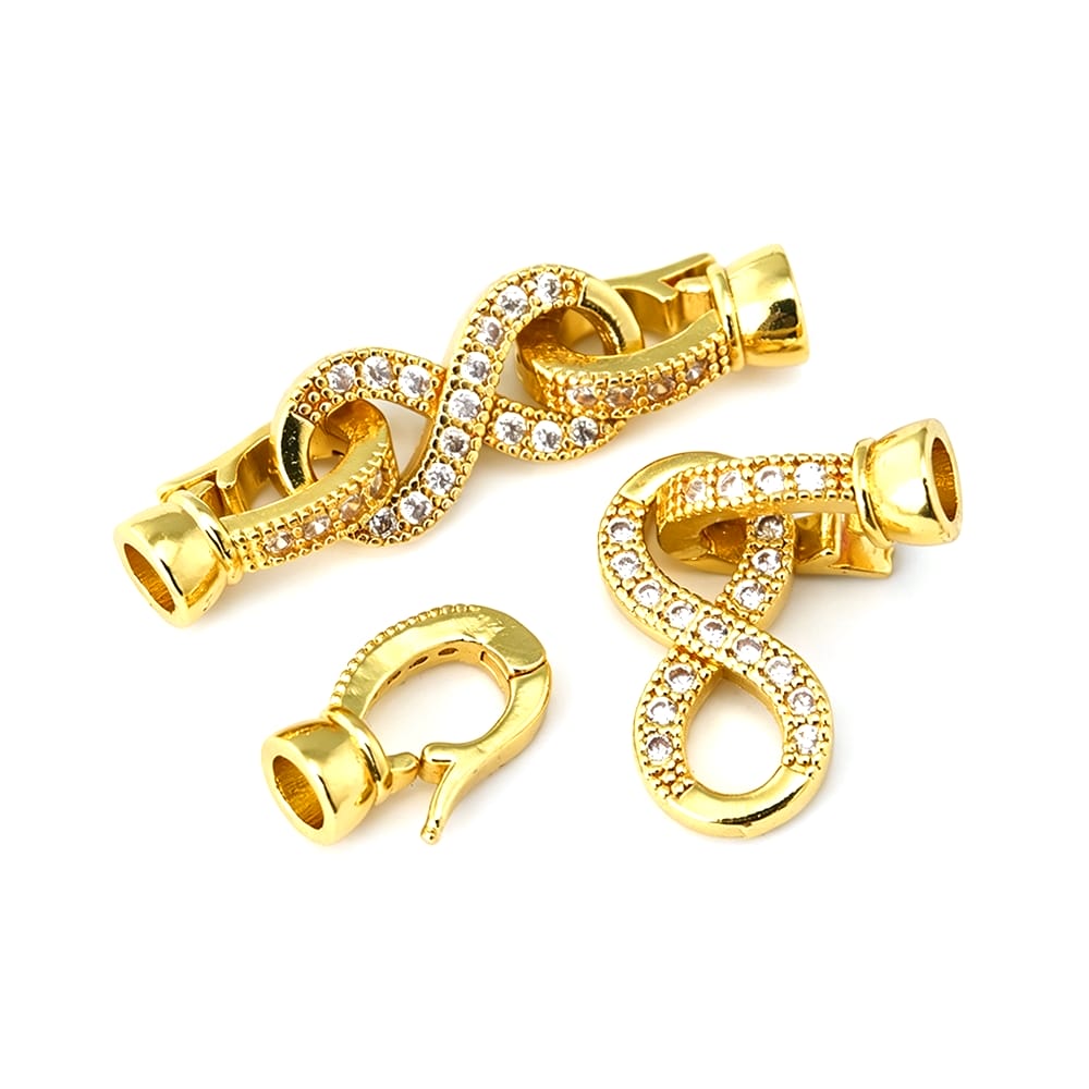 18K Gold Color Infinite Symbol - đánh giá và giá Jewelry Making Knots For Clasps