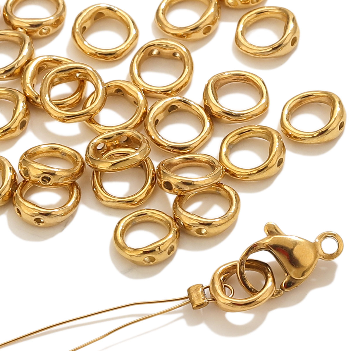20pcs Stainless Steel Clasps E - đánh giá và giá Jewelry Making Essentials