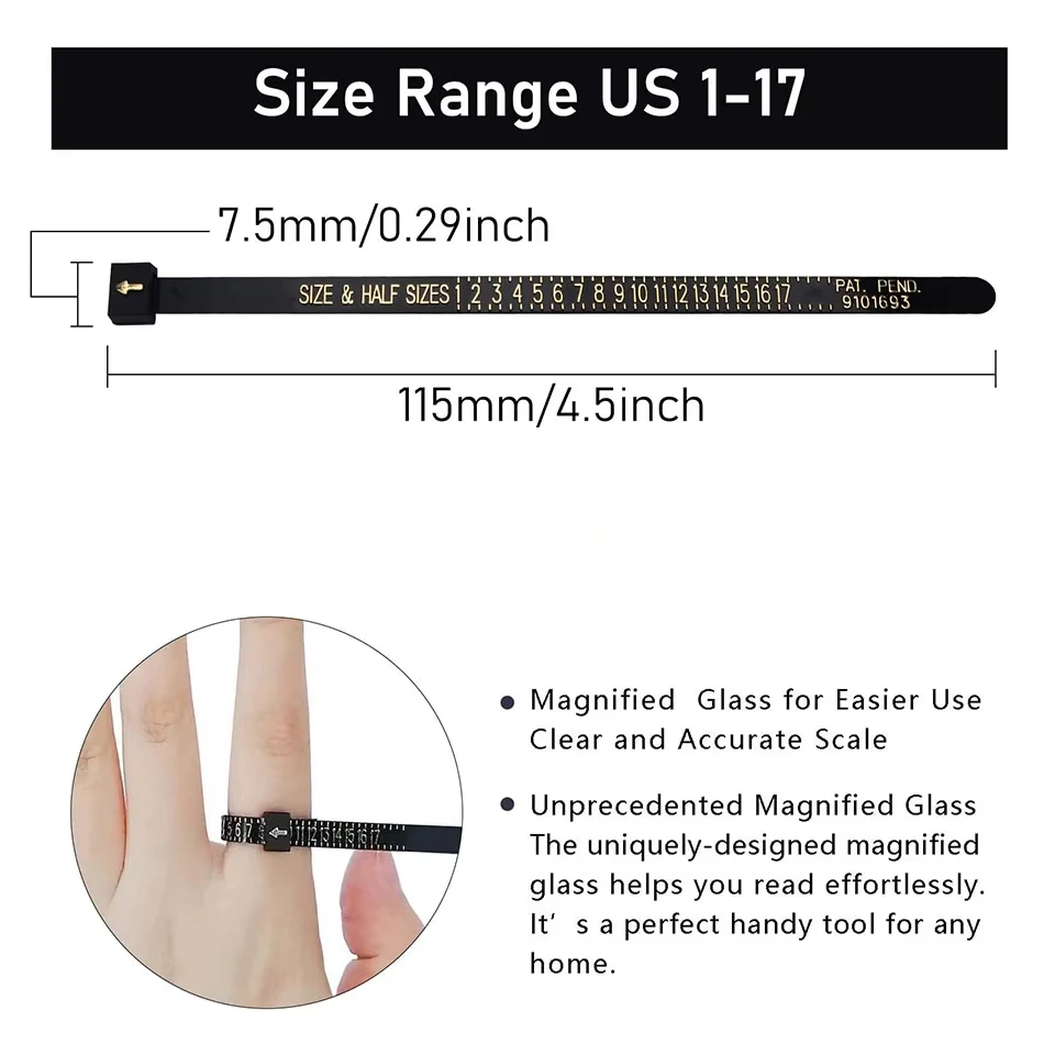 Reusable Ring Sizer Measuring  - đánh giá và giá Jewelry Making Desk