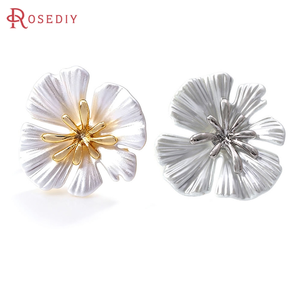 18K Gold Color Brass Flower St - đánh giá và giá Jewelry Making Metal