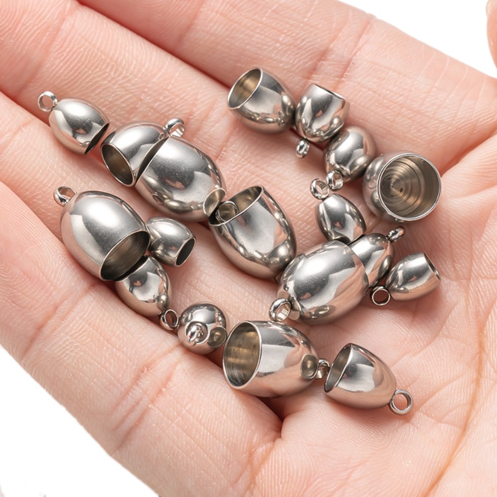 20pcs Tube End Caps Stainless  - đánh giá và giá Crimp Bead Tube