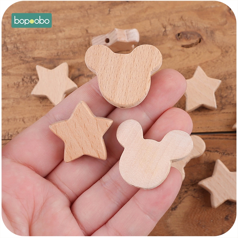 Bopoobo 10 Chiếc Gỗ Tự Nhiên G - đánh giá và giá Jewelry Making For Dummies