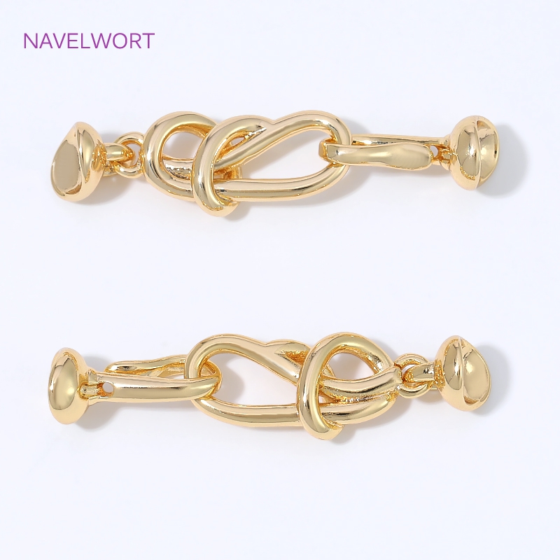 18K Gold Plated Infinity Knot  - đánh giá và giá Jewelry Making Knots For Clasps