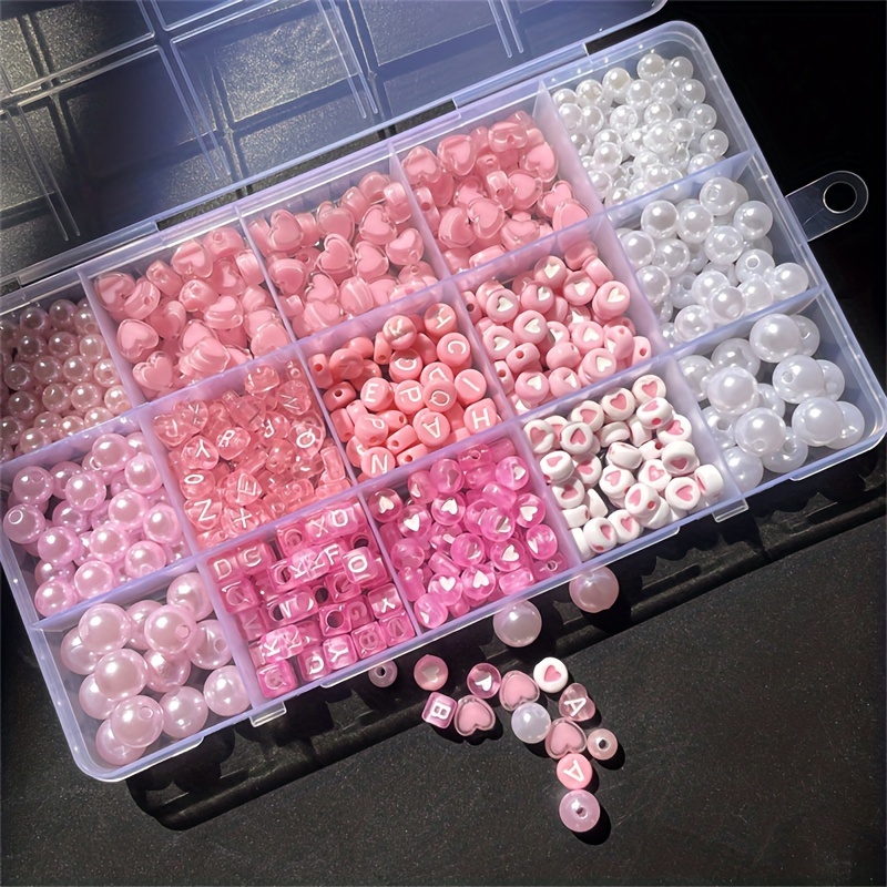 10-Piece Pink Alphabet Box, Ac - đánh giá và giá Jewelry Making Beginners