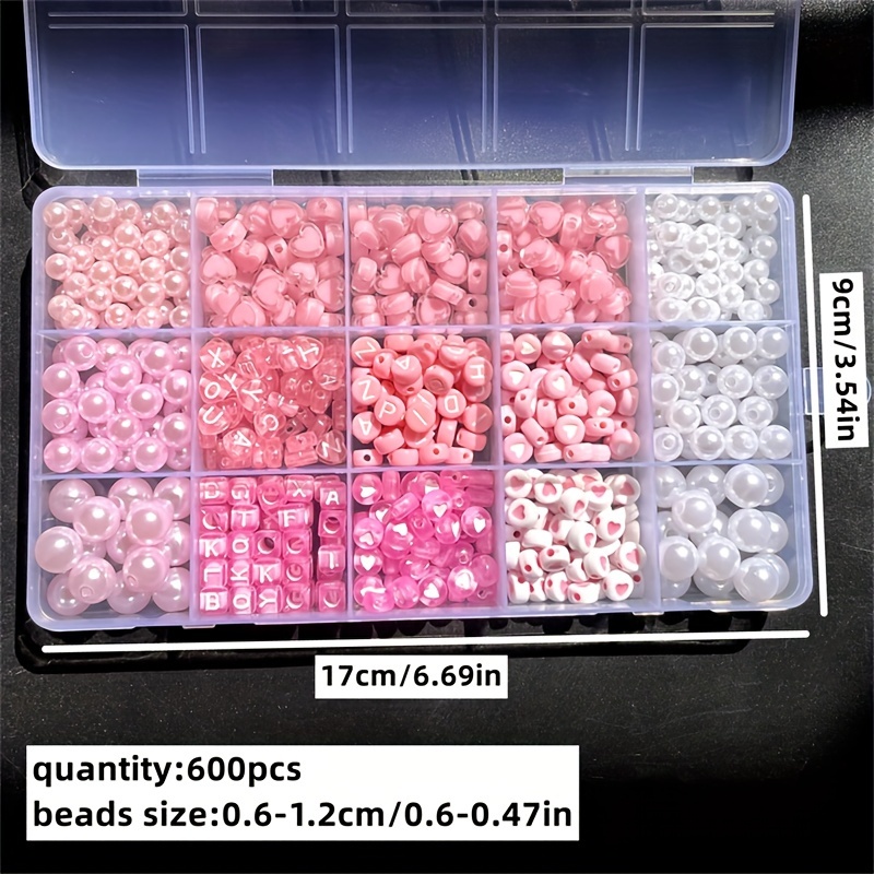 10-Piece Pink Alphabet Box, Ac - đánh giá và giá Jewelry Making Beginners