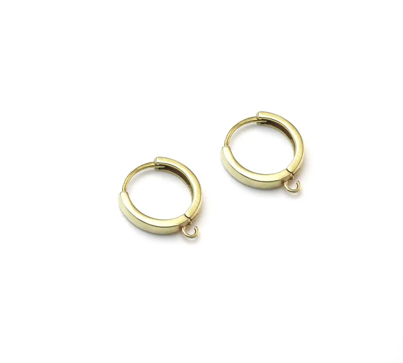 10pcs Brass Ear Hoops, Leverba - đánh giá và giá Jewelry Making Hoops