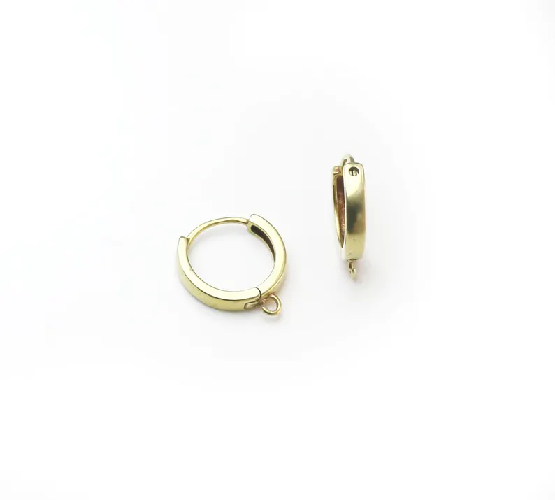 10pcs Brass Ear Hoops, Leverba - đánh giá và giá Jewelry Making Hoops