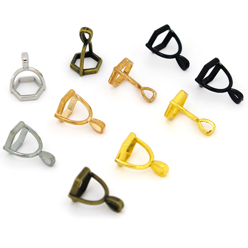 20Pcs Hexagonal Gemstone Cap N - đánh giá và giá Jewelry Making Metal