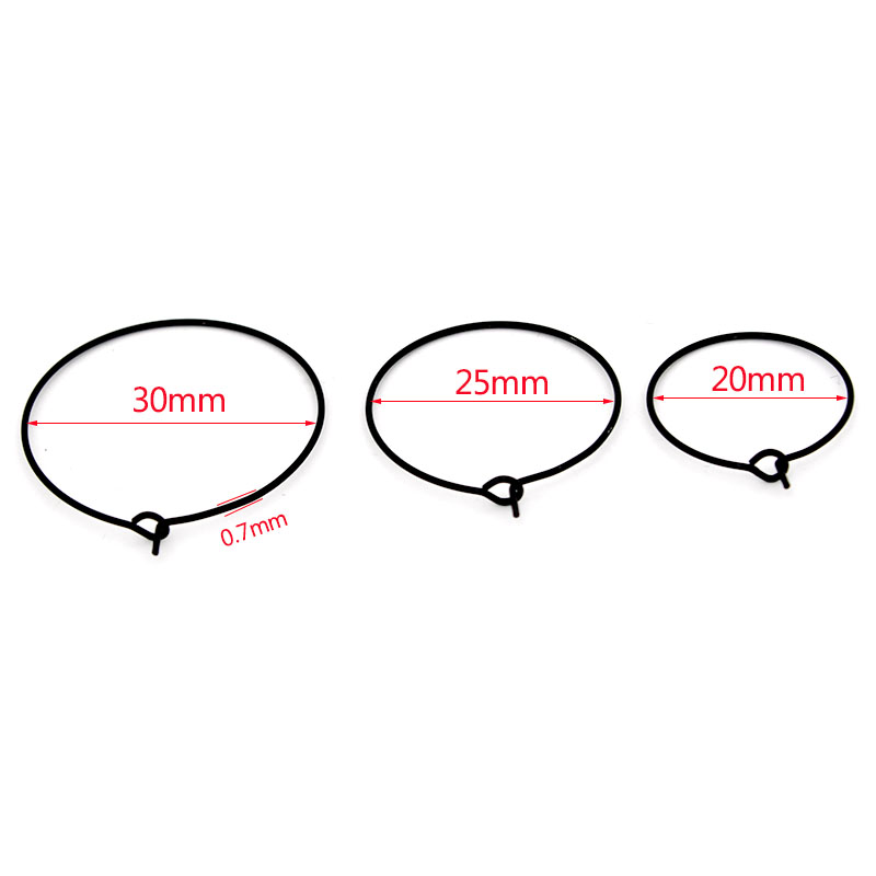 20Pcs 20mm 25mm 30mm Stainless - đánh giá và giá Jewelry Making Hoops