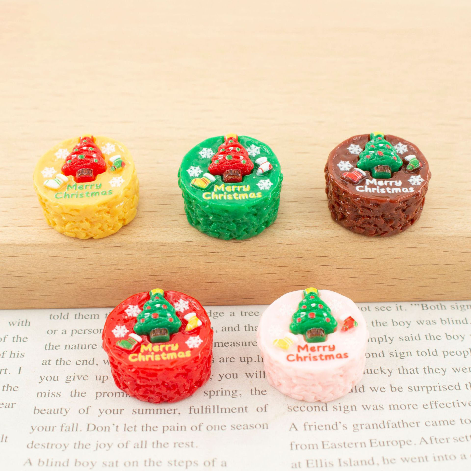 10pcs Resin imitation Christma - đánh giá và giá Jewelry Making Desk
