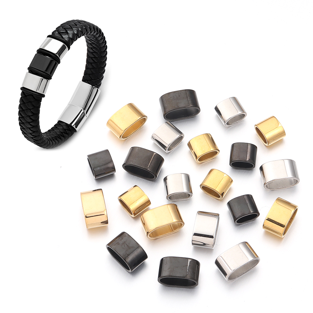 6pcs Flat Stainless Steel Tube - đánh giá và giá Jewelry Making With Beads