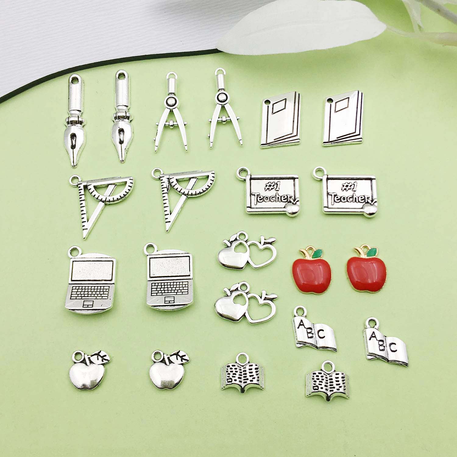 20/22pcs Alloy Metal Book Pen  - đánh giá và giá Jewelry Making Guide Book