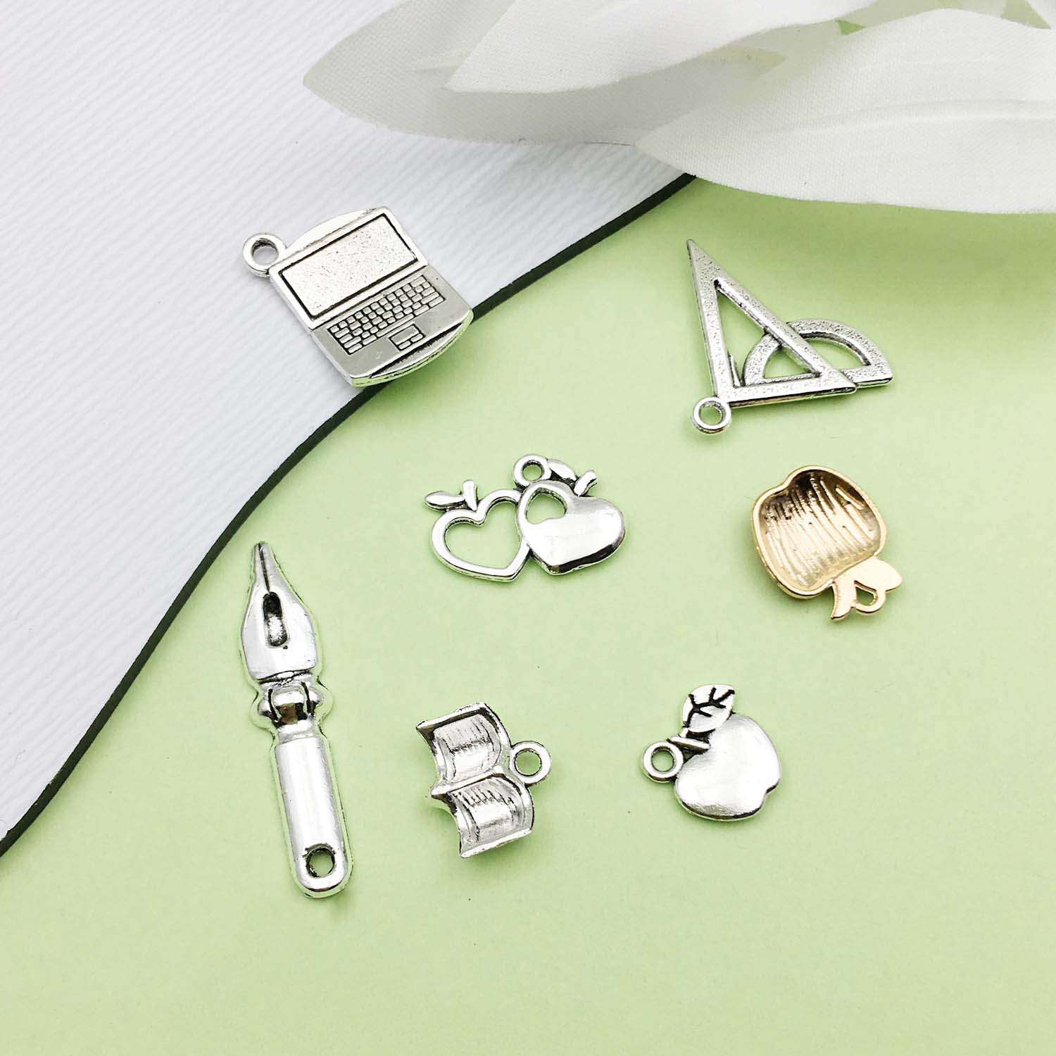 20/22pcs Alloy Metal Book Pen  - đánh giá và giá Jewelry Making Guide Book