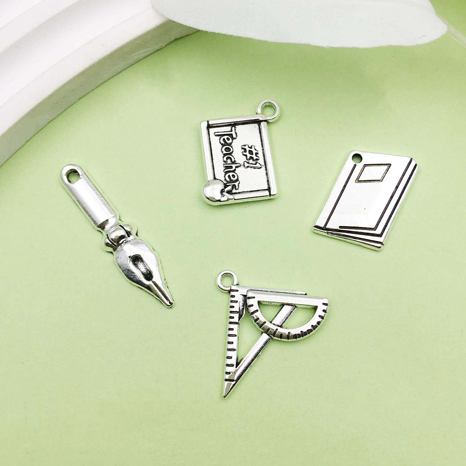 20/22pcs Alloy Metal Book Pen  - đánh giá và giá Jewelry Making Guide Book