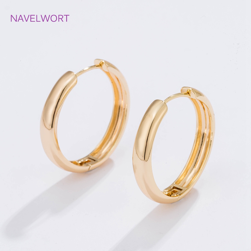6 Sizes Gold Plated Circle Hoo - đánh giá và giá Jewelry Making Hoops