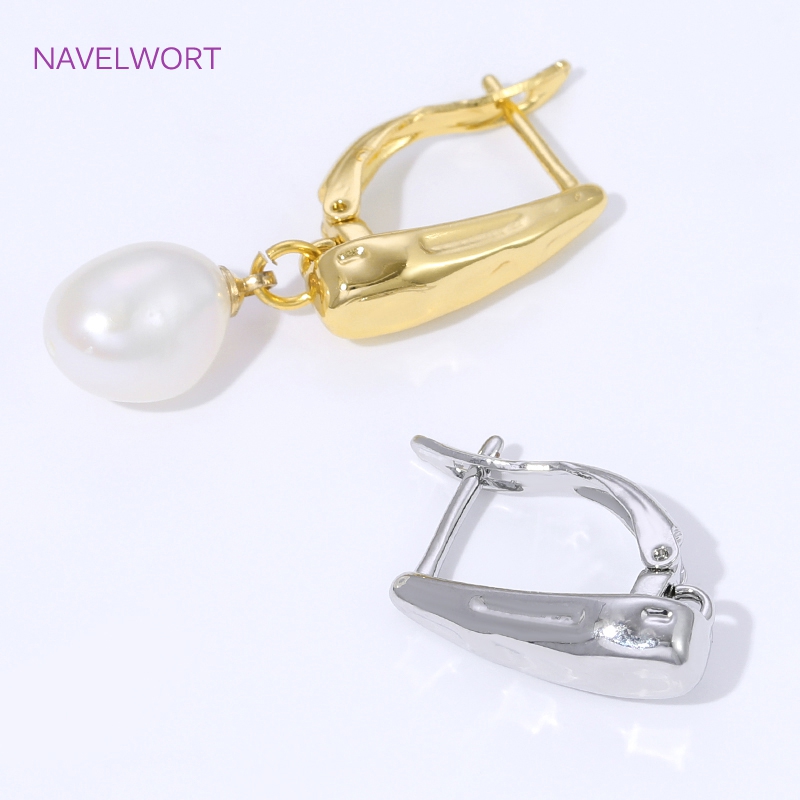 18K Gold Plated Smooth Earring - đánh giá và giá Jewelry Making Essentials