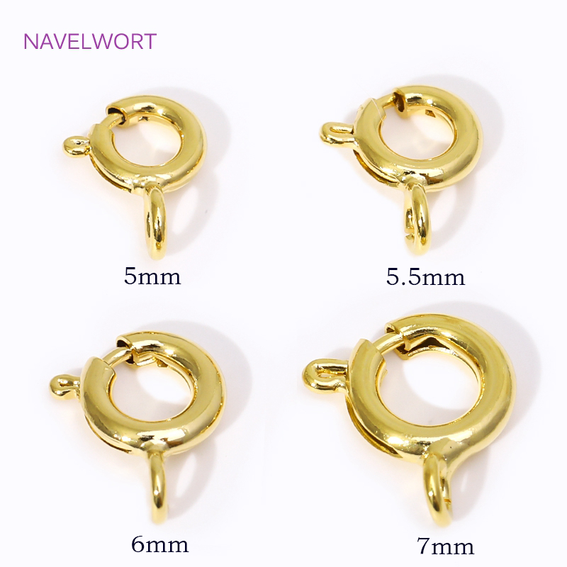 14K/18K Gold Plated Brass Spri - đánh giá và giá Jewelry Making Metal Supplies