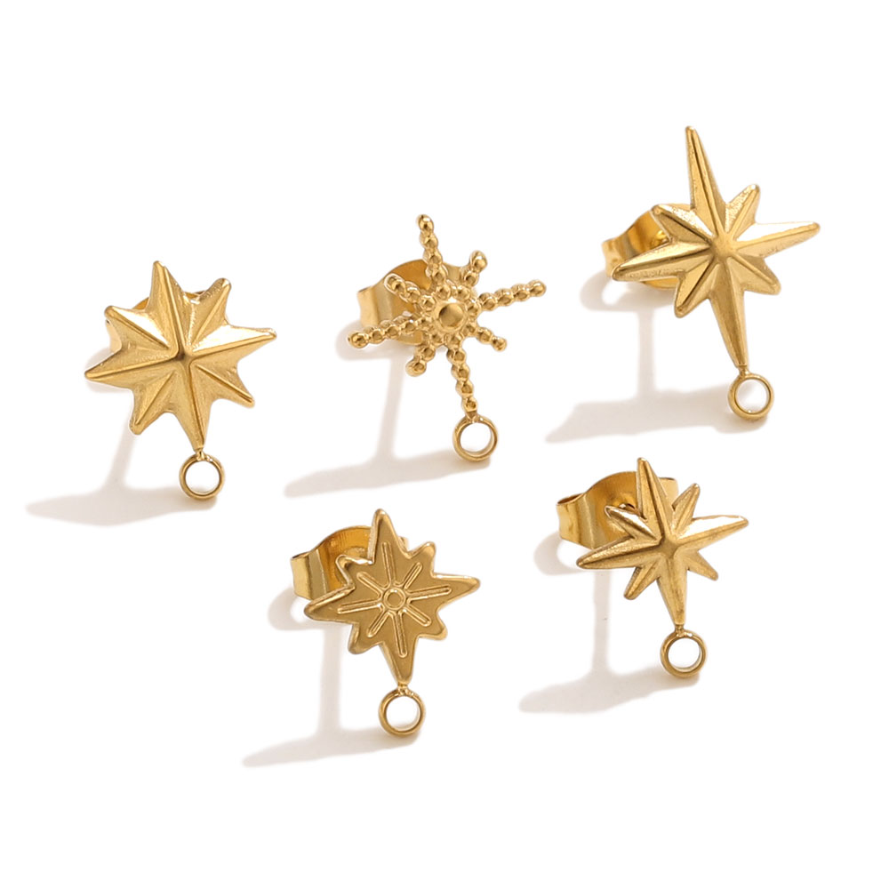 6pcs Stainless Steel Star Earr - đánh giá và giá Jewelry Making Beginners