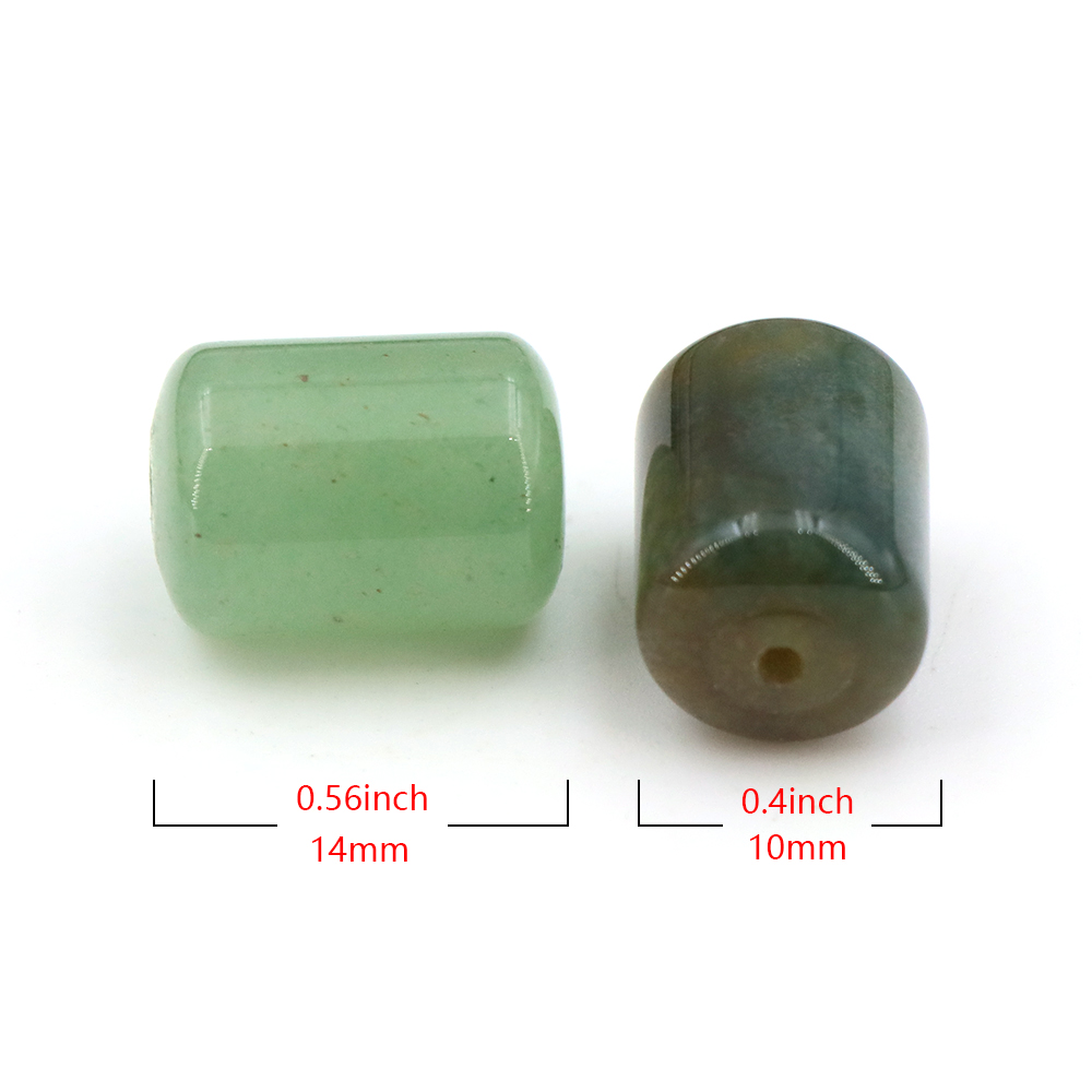 10x14mm Natural Stone Cylinder - đánh giá và giá Crimp Bead Tube