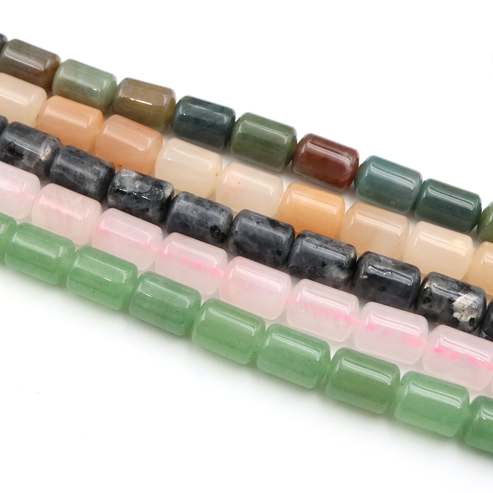 10x14mm Natural Stone Cylinder - đánh giá và giá Crimp Bead Tube