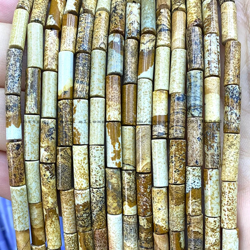 4x13mm Tube Natural Stone Jade - đánh giá và giá Crimp Bead Tube