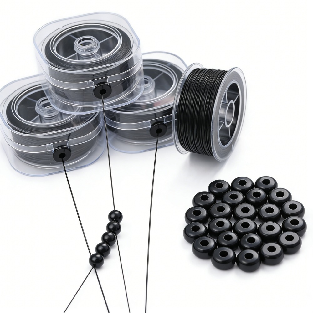 0.5-1mm Black Elastic Crystal  - đánh giá và giá Jewelry Making Beginners