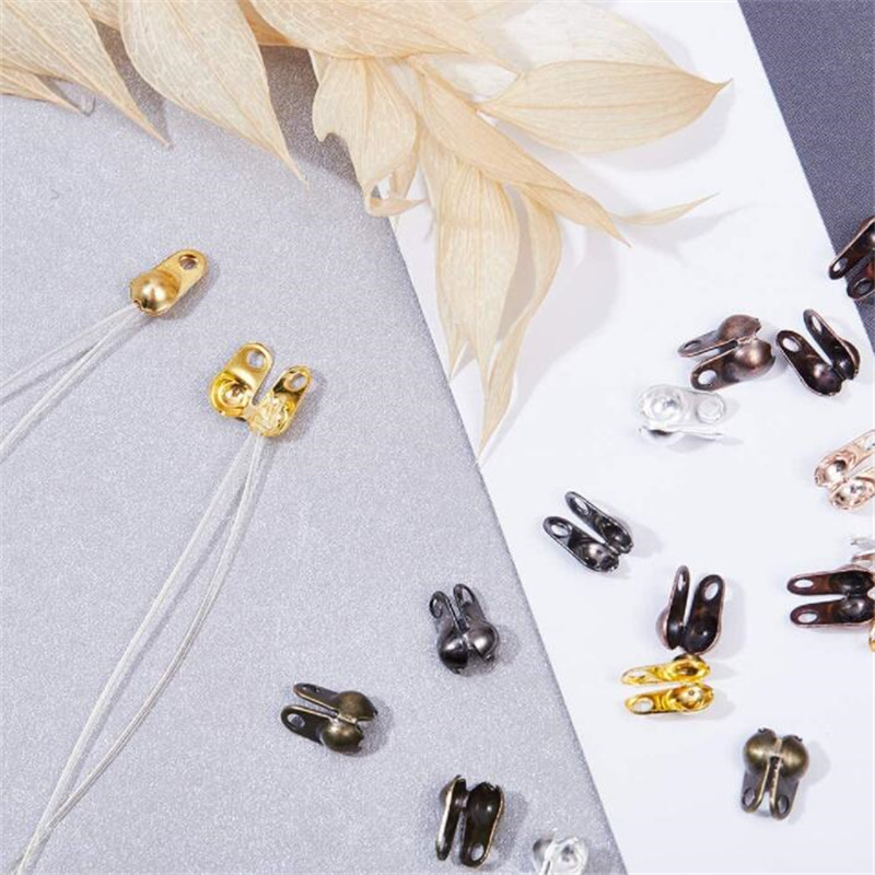 200pcs Metal Crimp End Tips Kn - đánh giá và giá Jewelry Making Knots For Clasps