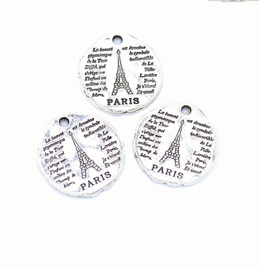 5pcs Charms Paris Eiffel Tower - đánh giá và giá Jewelry Making Paris