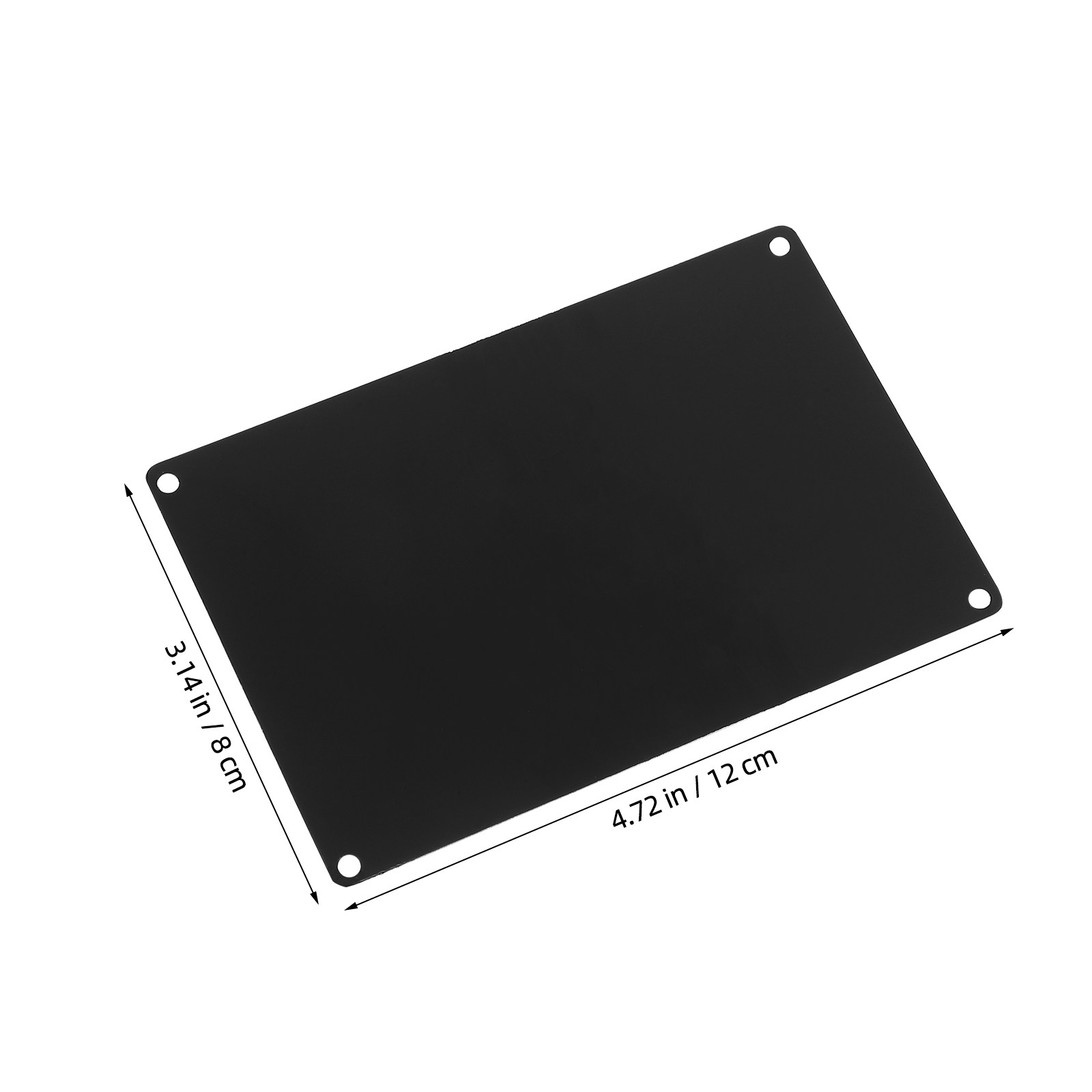 10Pcs Aluminum Alloy Black Rec - đánh giá và giá Jewelry Making Metal