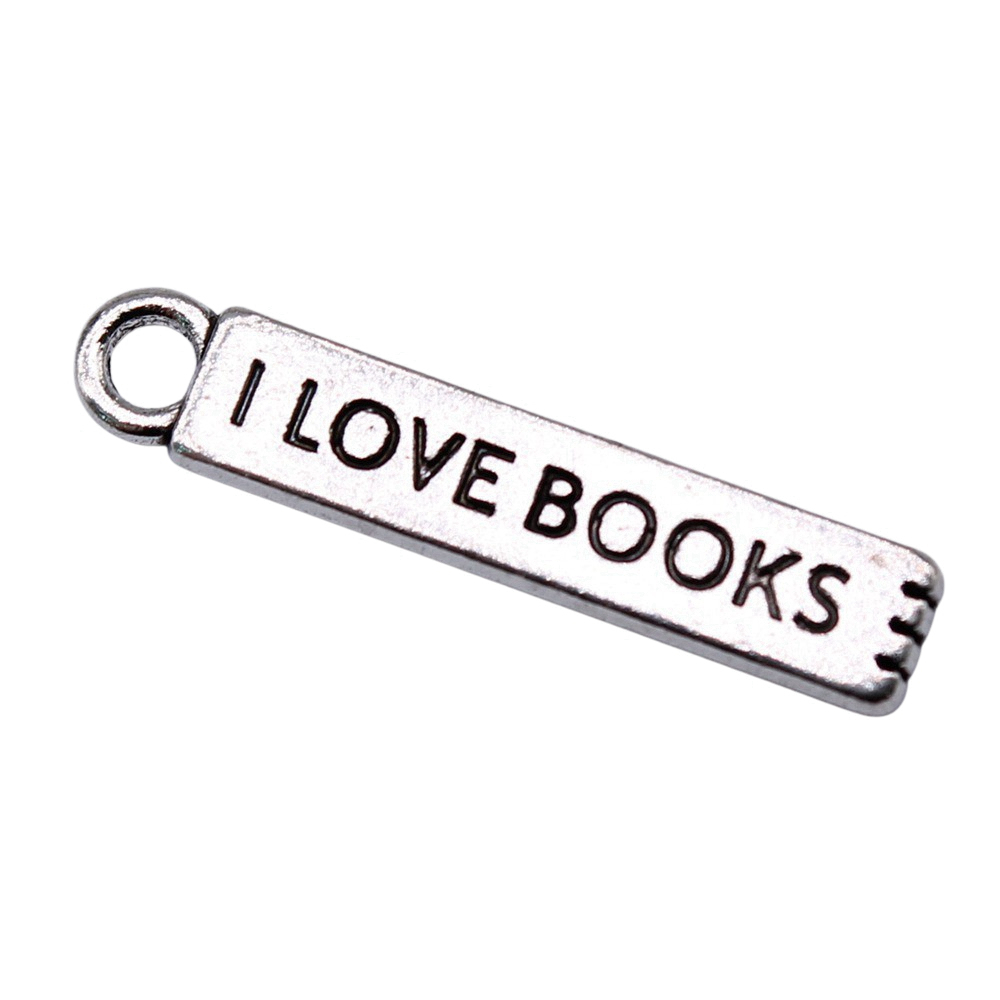 20pcs/lot I Love Books Charms  - đánh giá và giá Jewelry Making Guide Book