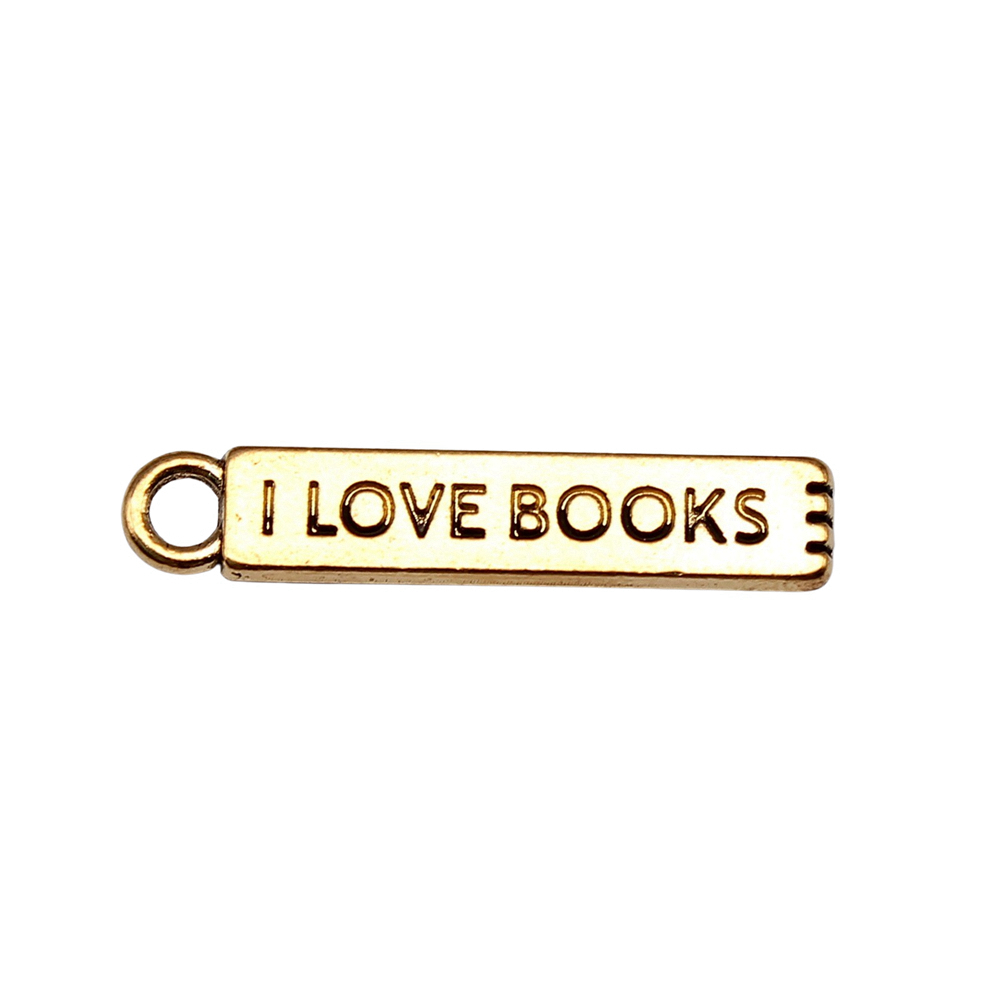 20pcs/lot I Love Books Charms  - đánh giá và giá Jewelry Making Guide Book