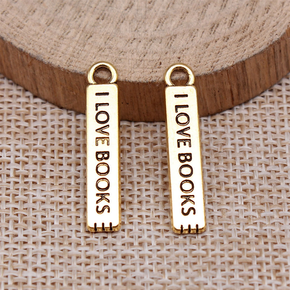 20pcs/lot I Love Books Charms  - đánh giá và giá Jewelry Making Guide Book