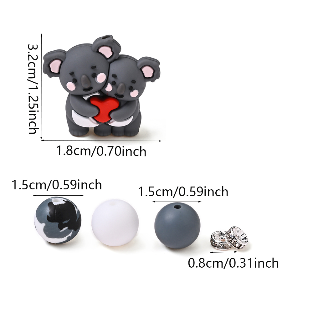 15/75Pcs Animals Silicone Bead - đánh giá và giá Jewelry Making For Dummies