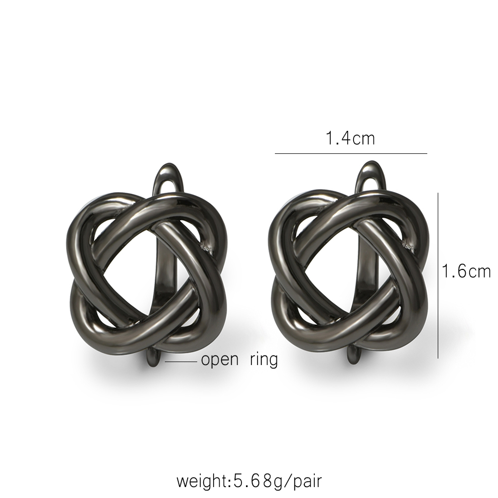 YANASI 1 Pair Gun Black  Brass - đánh giá và giá Jewelry Making Essentials