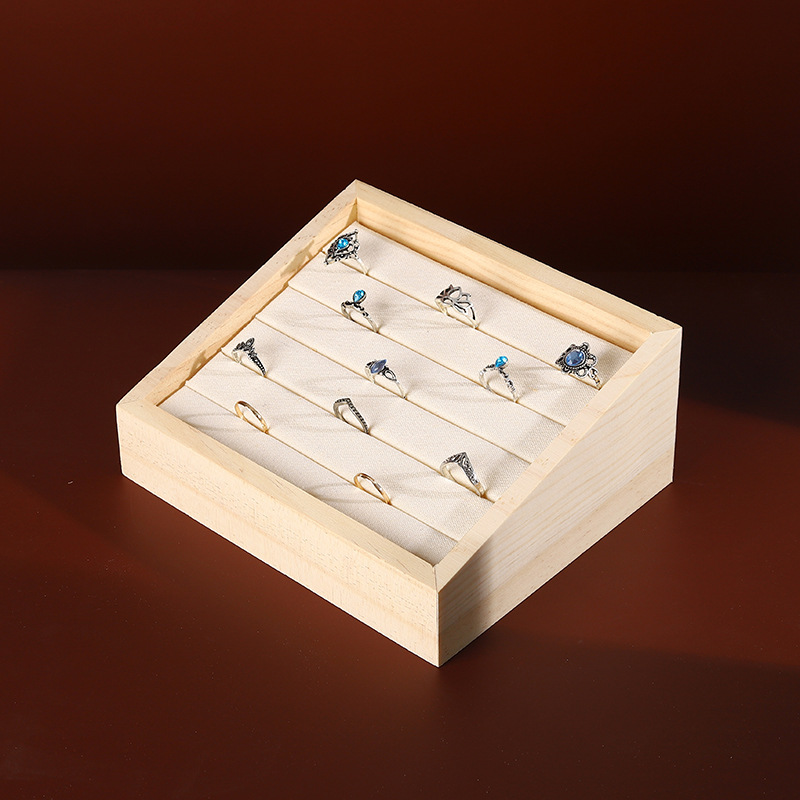 1pc Wood Jewelry Display Tray  - đánh giá và giá Jewelry Making Desk