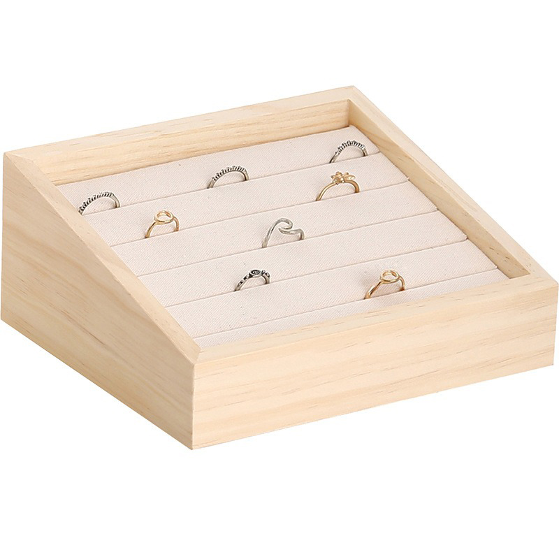 1pc Wood Jewelry Display Tray  - đánh giá và giá Jewelry Making Desk