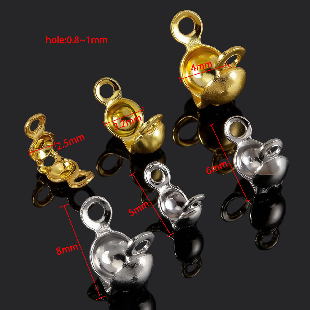 50pcs Stainless Steel Double H - đánh giá và giá Jewelry Making Knots For Clasps