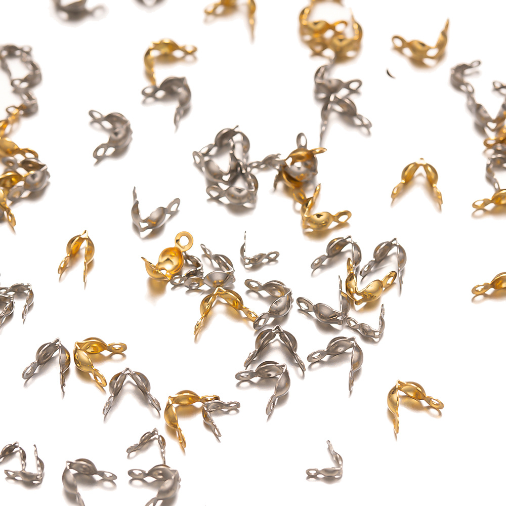 100pcs Stainless Steel Crimp B - đánh giá và giá Jewelry Making Knots For Clasps