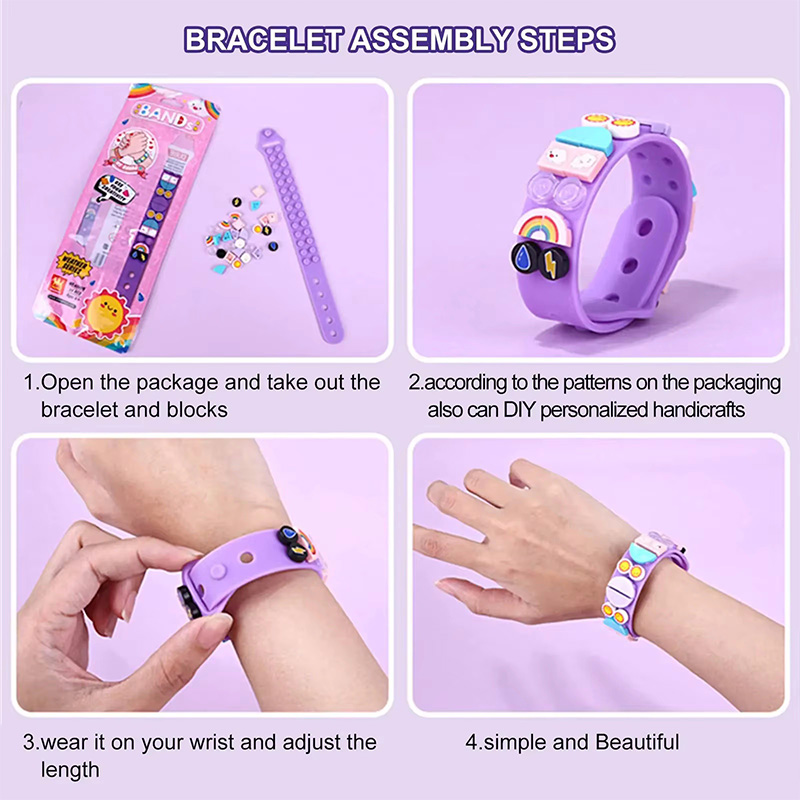 6Pcs/set Kids Building Blocks  - đánh giá và giá Jewelry Making Kits For Kids