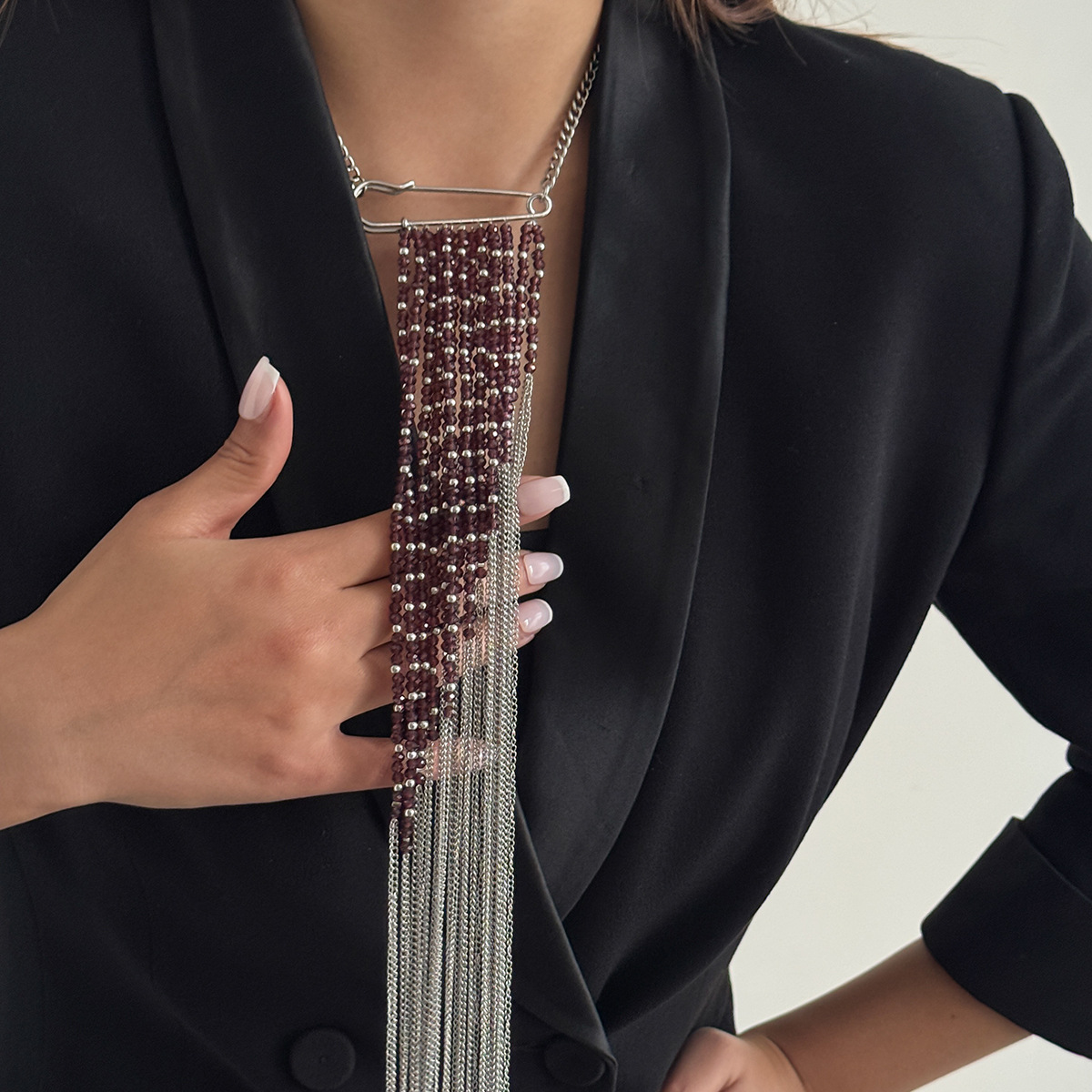Silver Color Tassel Chain Broo - đánh giá và giá Jewelry Making With Beads