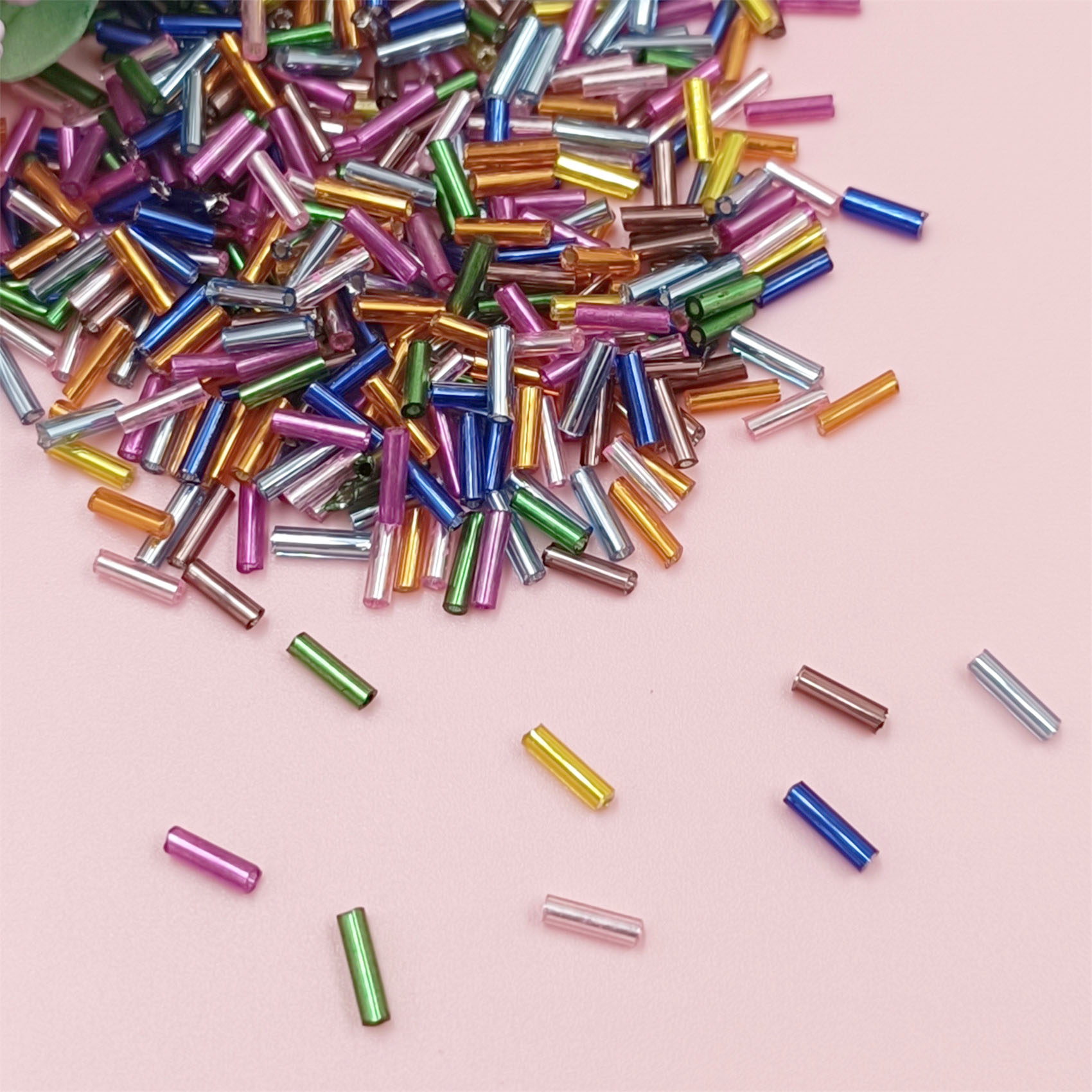 200Pcs 2*7mm Glass Tube Loose  - đánh giá và giá Crimp Bead Tube